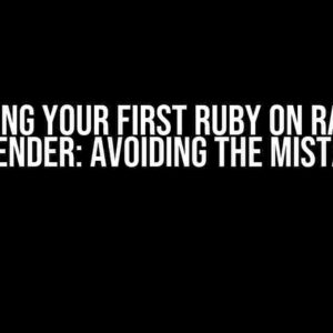 Deploying Your First Ruby on Rails App to Render: Avoiding the Mistakes